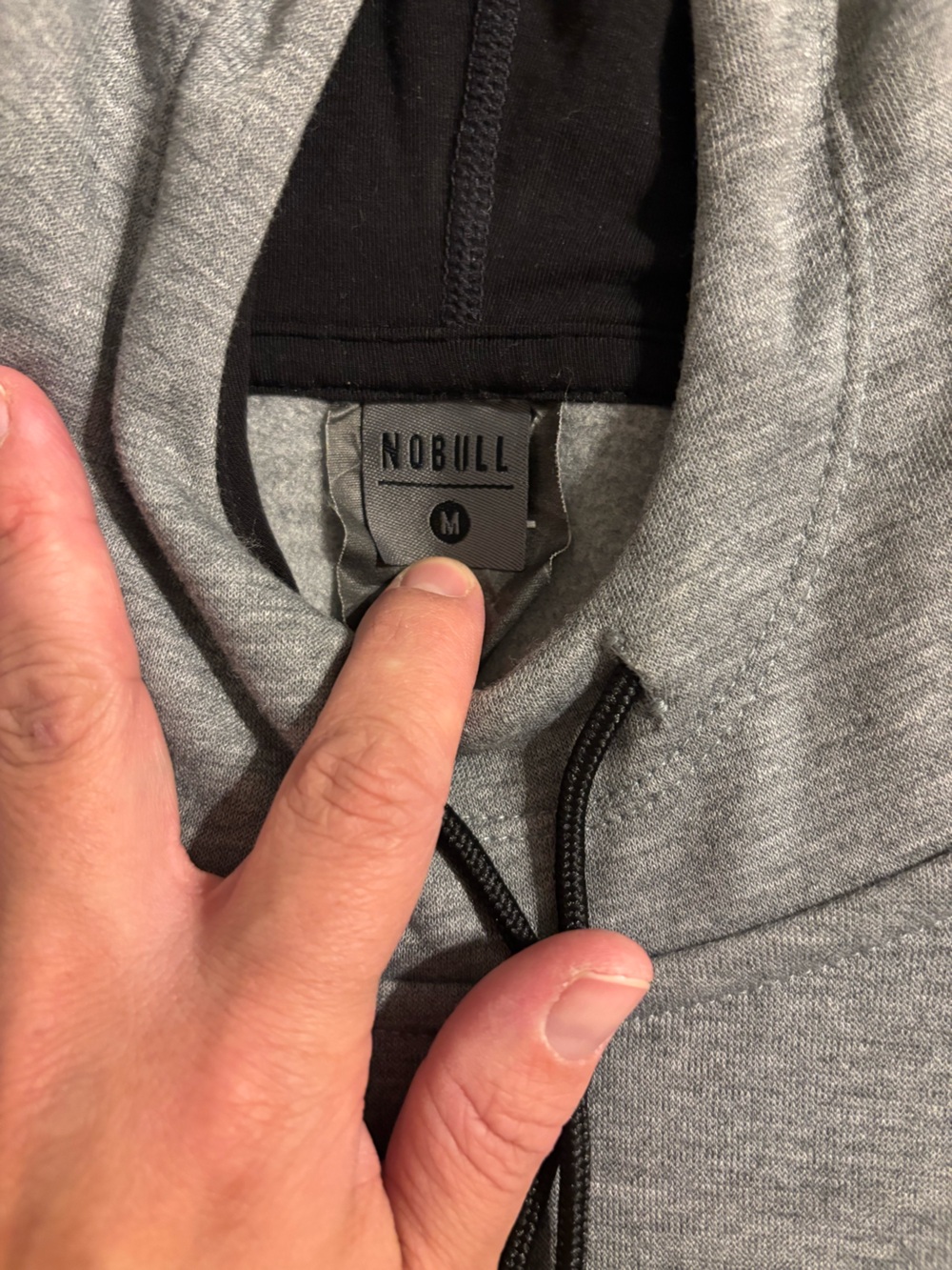 NOBULL Women’s Gray Hoodie Sweatshirt - Picture 4 of 6